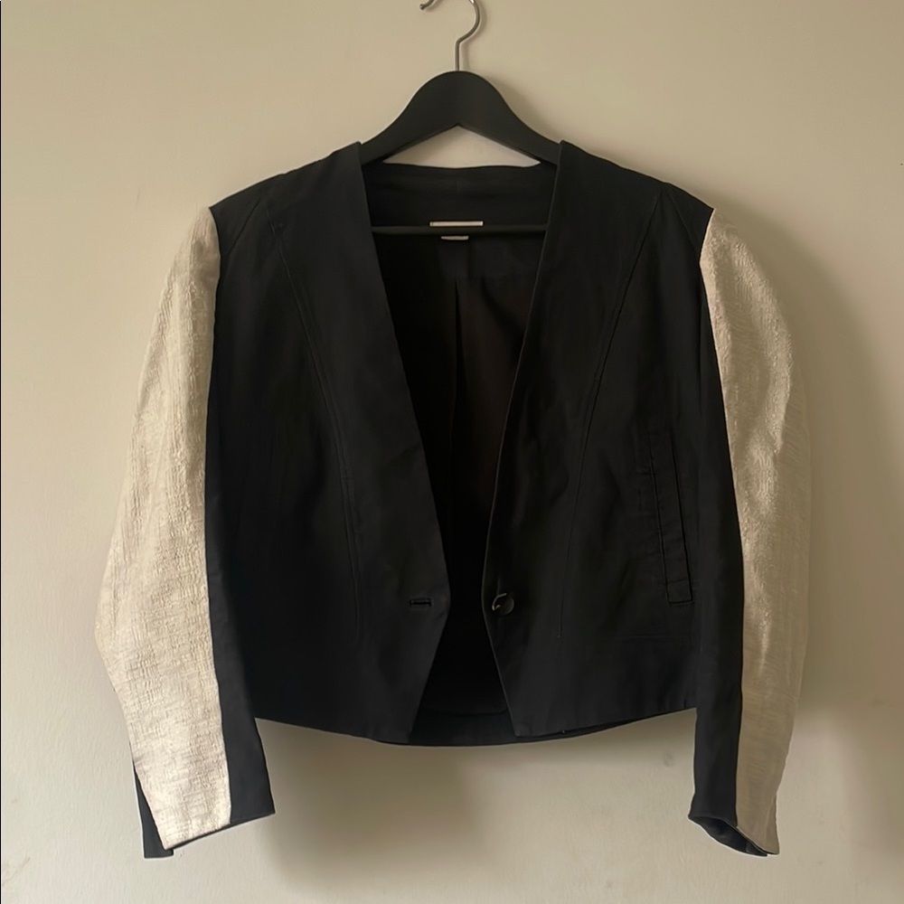 Helmut Lang jacket in black/ white